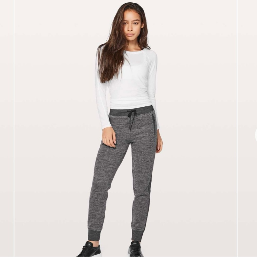 Lululemon Get Going Joggers Size 8 Heather Grey. Pre-owned good condition